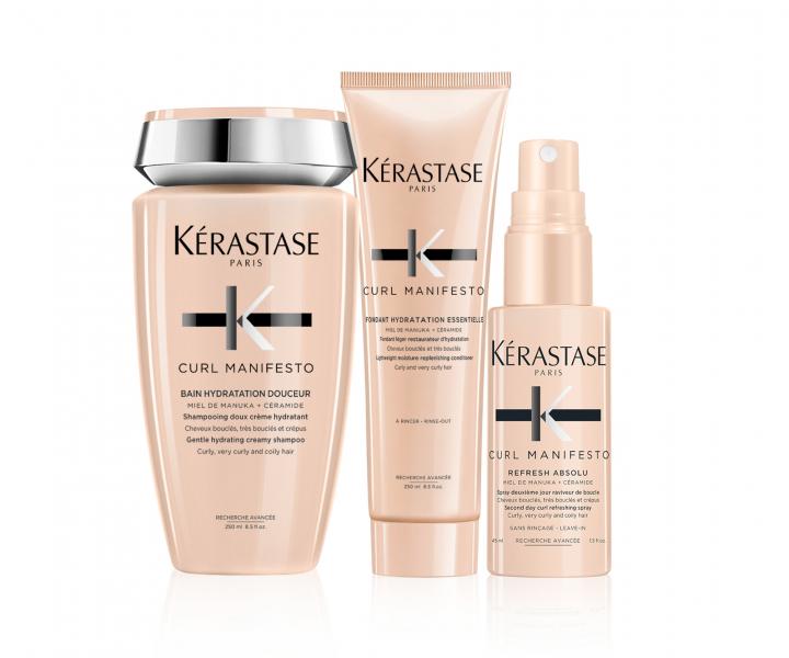 Sada pro vlnité a kudrnaté vlasy Curl Manifesto + sprej 45 ml zdarma