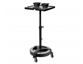 Kadeřnický odkládací stolek s magnetickou deskou Sibel Magnetix - černý