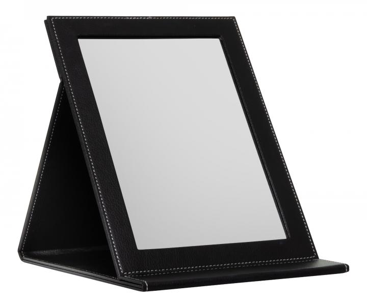 Kosmetické zrcátko se stojánkem Sibel Easel Black - 18 x 24,5 cm, černé