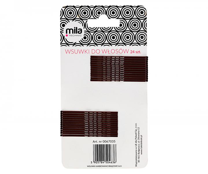 Mila sponka vlnitá 6cm