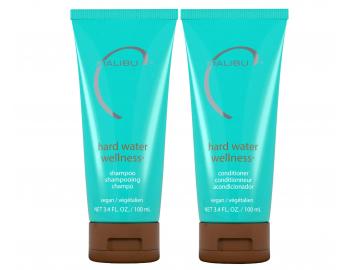 Cestovn� sada vlasov� p��e proti tvrd� vod� Malibu C Hard Water Wellness
