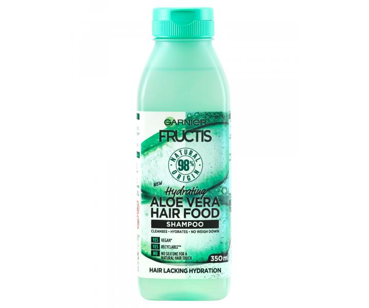 Hydratační šampon pro normální a suché vlasy Garnier Fructis Aloe Vera Hair Food - 350 ml