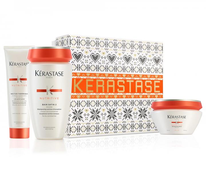 Dárková sada Kérastase Nutritive - šampon 250 ml + maska 200 ml + termoochrana 150 ml