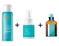 Sada pro objem Moroccanoil Style Like a Star Volume  + lehká olejová péče 25 ml ZDARMA