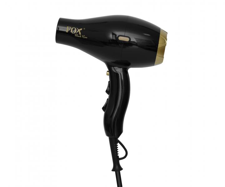 Fén na vlasy Fox Black Rose - 2100 W, černý
