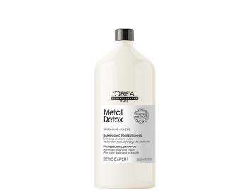 Šampon pro barvené a poškozené vlasy Loréal Professionnel Serie Expert Metal Detox - 1500 ml