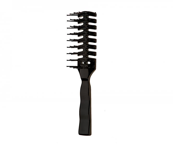 Kartáč na vlasy Sibel Vented Brush Croc Black - černý