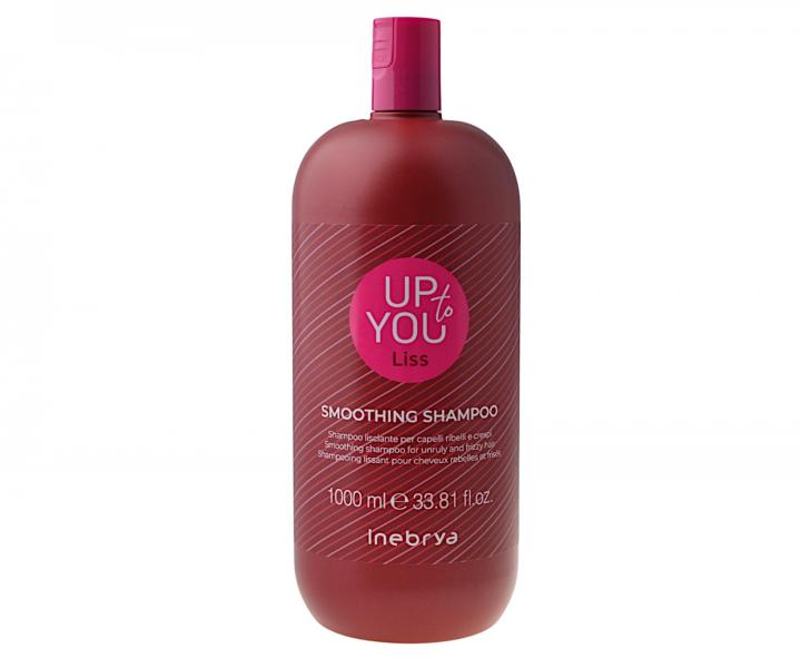 Uhlazující šampon pro nepoddajné a krepaté vlasy Inebrya Up to You Liss Smoothing Shampoo - 1000 ml