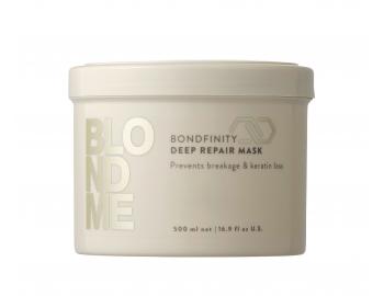 Regenerační maska pro blond vlasy Schwarzkopf Professional BlondMe Bondfinity Deep Repair Mask - 500 ml