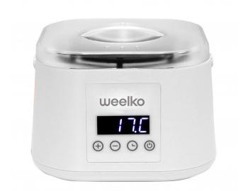 Oh��va� depila�n�ho vosku s �lo�n�m prostorem pro �pachtle Weelko Epilspat - 500 ml, b�l�