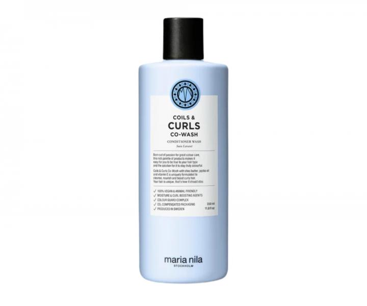 Šampon a kondicionér 2v1 pro kudrnaté a vlnité vlasy Maria Nila Coils & Curls Co-Wash - 350 ml