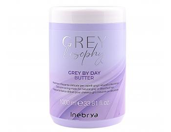 Maska pro prodn ed vlasy Inebrya Grey By Day Butter - 1000 ml