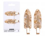 Spony do vlas� s podlo�kami Sister Young Lily Makeup Hair Clips Set - 6 cm, 2 ks