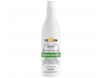 �istic� �ampon pro mastnou poko�ku hlavy Yellow Professional Scalp Balance Shampoo - 500 ml