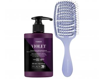 Barevn toner na vlasy Black Professional Crazy Toner - Violet (fialov) + kart zdarma