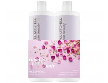 Sada pro pokozen vlasy Paul Mitchell Clean Beauty Repair Save Big Duo
