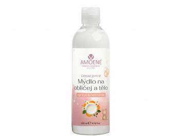 Jemn� d�tsk� m�dlo na obli�ej a t�lo Amoen� Apricot - meru�ka a he�m�nek, 200 ml