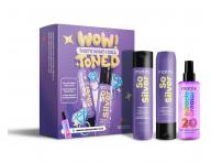 Drkov sada pro neutralizaci lutch tn blond a melrovanch vlas Matrix So Silver