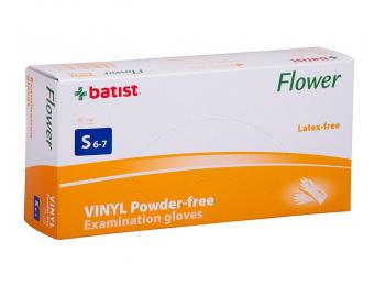 Vinylov rukavice pro kadenky Batist 100 ks - S (6-7) - expirace