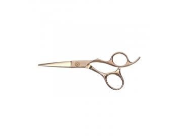Kadeřnické nůžky Sibel Cisoria RGOE500 5" - zlaté