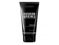 Pánská sada Redken Brews - osvěžující šampon + extra silný gel na vlasy + taštička zdarma