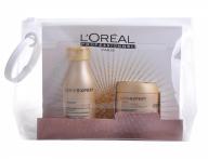 Cestovní sada pro poškozené vlasy Loréal Absolut Repair Lipidium + kosmetická taštička Loréal zdarma