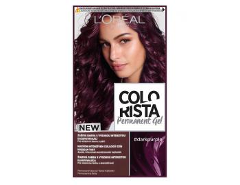 Permanentní barva na vlasy Loréal Colorista Permanent Gel Dark Purple - tmavě fialová