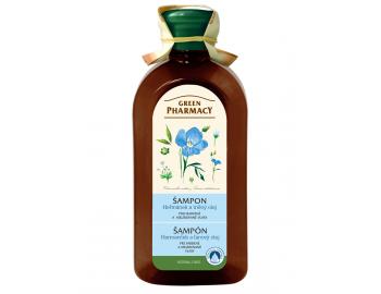 Šampon pro barvené a melírované vlasy s lněným olejem Green Pharmacy - 350 ml