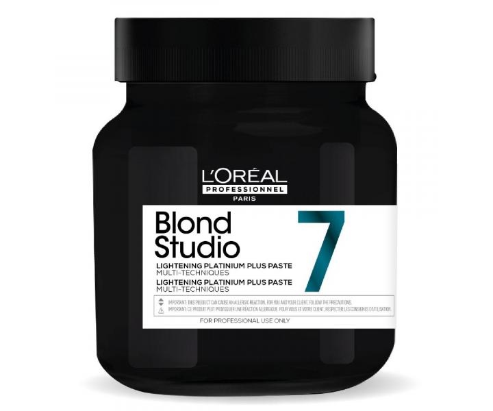 Zesvětlující pasta s nutriceridem Loréal Blond Studio 7 Multi-Techniques Platinium - 500 g