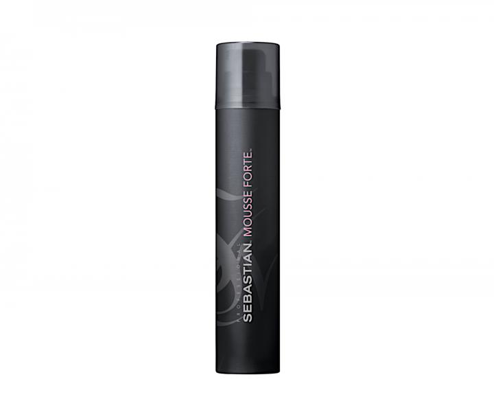 Silně tužící pěna pro objem vlnitých a kudrnatých vlasů Sebastian Professional Mousse Forte - 200 ml