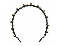 Čelenka do vlasů Invisibobble Hairhalo Black Time To Shine You Are A Star - černá