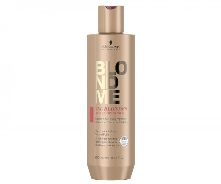Bohatý kondicionér pro blond vlasy Schwarzkopf Professional BlondMe All Blondes Rich - 250 ml