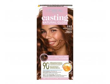 Přeliv bez amoniaku Loréal Casting Natural Gloss - 553 mahagonový kaštan