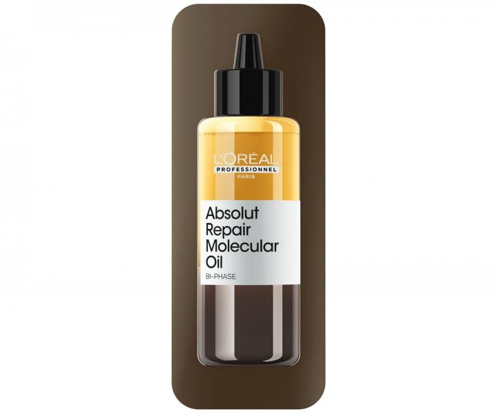 Dvoufzov olej pro pokozen vlasy Loral Professionnel Serie Expert Absolut Repair Molecular Oil - 3,5 ml (bonus)