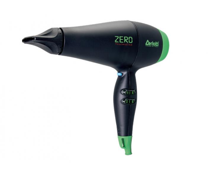 Profesionální fén na vlasy Ceriotti Zero Tormaline, černo-zelený - 2500 W