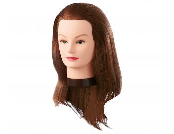 Cvin hlava s prodnmi vlasy Eurostil Profesional Leia - svtle hnd, 35-40 cm