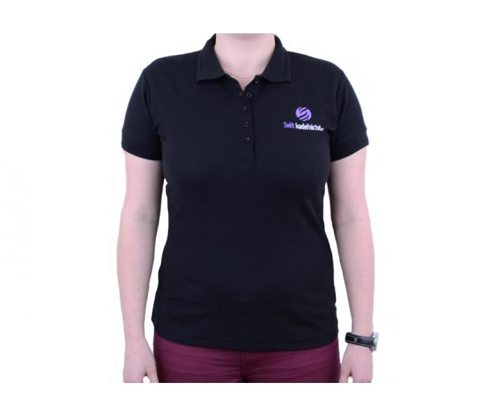 Poloko�ile s kr�tk�m ruk�vem, s l�me�kem  - d�msk�, �ern� XL