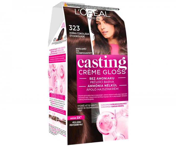 Peliv bez amoniaku Loral Casting Crme Gloss - 323 hok okolda