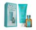 Řada pro vlnité a kudrnaté vlasy Moroccanoil Curl - dárková sada - krém + olej