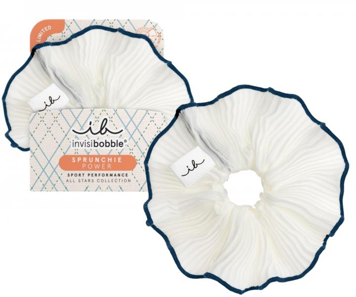 Ozdobn� spir�lov� gumi�ka Invisibobble Sprunchie Power All Stars Match Point - b�l�