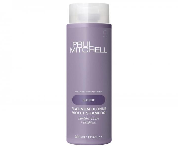 Neutralizan ampon pro blond a melrovan vlasy Paul Mitchell Blonde Platinum Blonde Violet Shampoo - 300 ml
