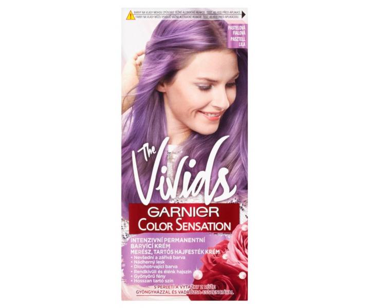 Permanentní barva Garnier Color Sensation The Vivids - pastelová fialová