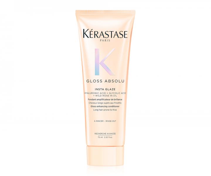 Sada pro hydrataci a lesk vlasů se sklonem ke krepatění Kérastase Gloss Absolu + péče 75 ml zdarma