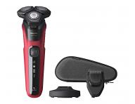 Holicí strojek na vousy se zastřihovačem Philips Shaver 5000 Series S5583/38 - červený