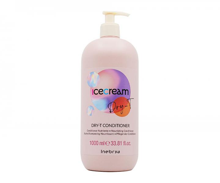Hydratan kondicionr pro such a krepovit vlasy Inebrya Ice Cream Dry-T Conditioner