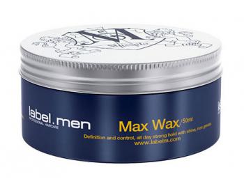 Silný fixační vosk s leskem Label.m Men Max Wax - 50 ml