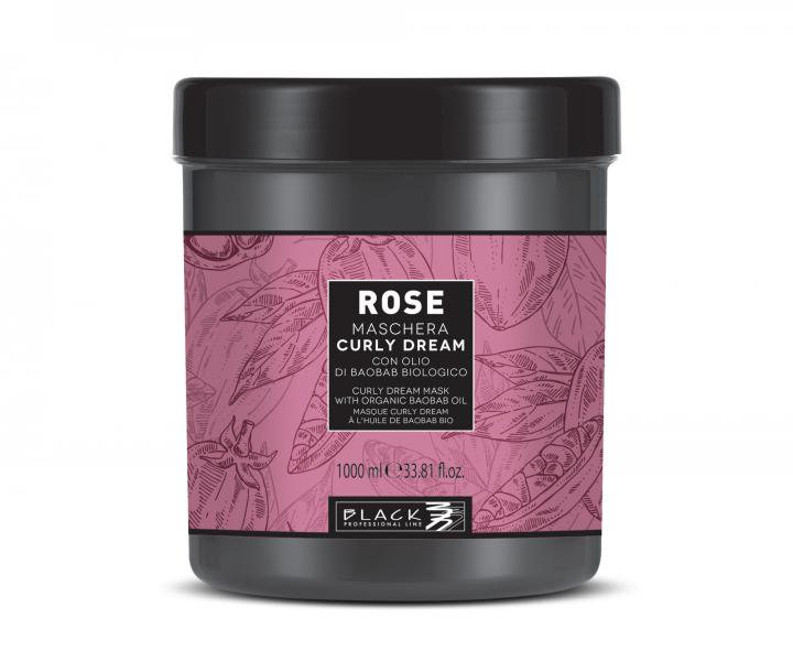 Maska pro vlnit a kudrnat vlasy Black Rose Curly Dream Mask - 1000 ml