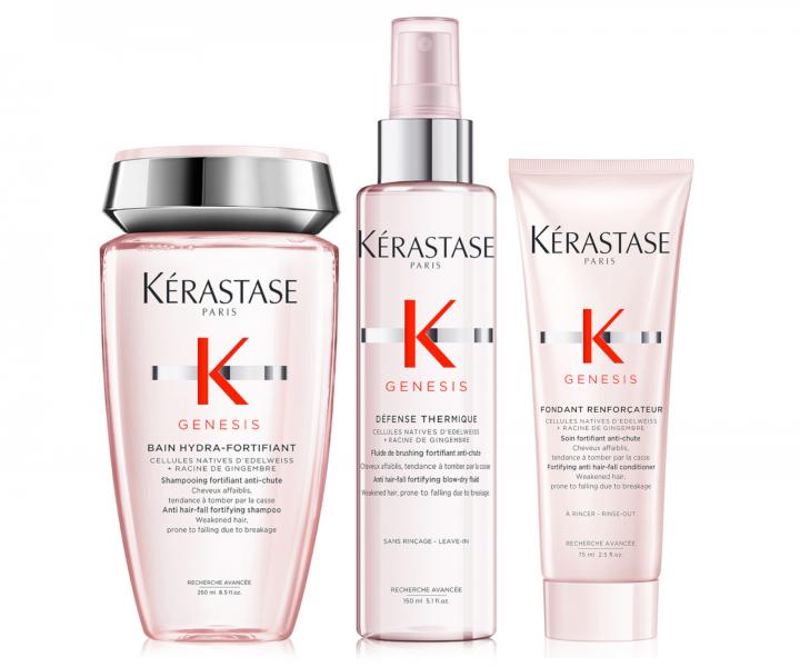 Sada pro vlasy se sklonem k padání Kérastase Genesis + posilující péče 75 ml zdarma