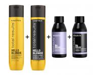 Sada Matrix Hello Blondie - ampon + pe + mini balen Matrix So Silver ZDARMA