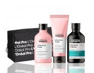 Sada pro barvené vlasy Loréal Professionnel Serie Expert Vitamino Color + kosmetická taška zdarma